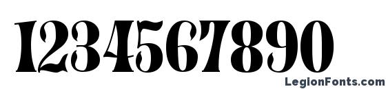 JuniorDB Normal Font, Number Fonts