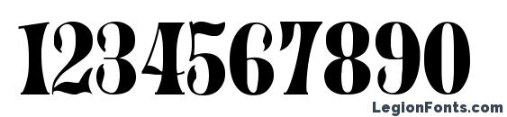 Juniper Normal Font, Number Fonts