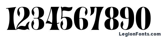 Juniper Font, Number Fonts