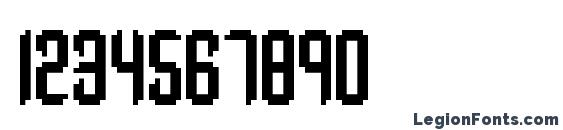 Jupiter Crash BRK Font, Number Fonts