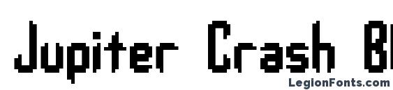 Jupiter Crash BRK font, free Jupiter Crash BRK font, preview Jupiter Crash BRK font