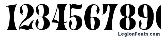 JupiterR Font, Number Fonts