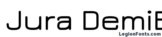 Jura DemiBold font, free Jura DemiBold font, preview Jura DemiBold font