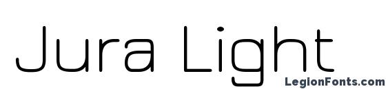 Jura Light Font