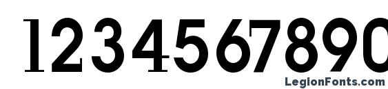 JustOldFashion Condensed Font, Number Fonts