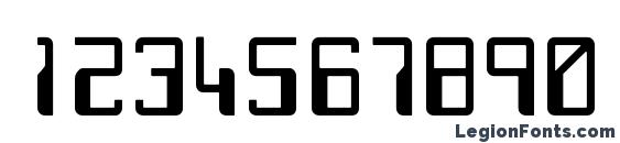 Justov Font, Number Fonts