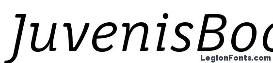 JuvenisBook Italic font, free JuvenisBook Italic font, preview JuvenisBook Italic font