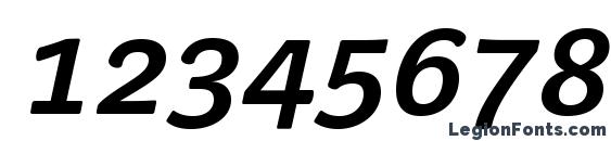 JuvenisMedium Italic Font, Number Fonts