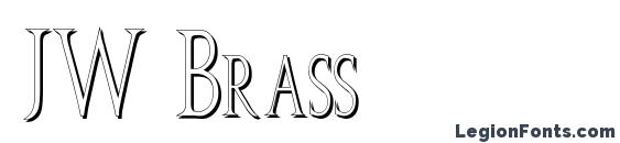JW Brass Font
