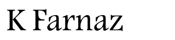 шрифт K Farnaz, бесплатный шрифт K Farnaz, предварительный просмотр шрифта K Farnaz