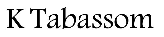 K Tabassom font, free K Tabassom font, preview K Tabassom font