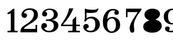 K131 Font, Number Fonts