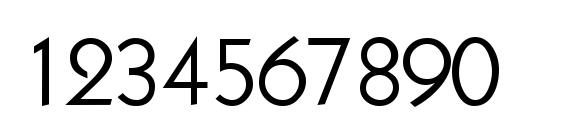 K791 Geometrical Regular Font, Number Fonts