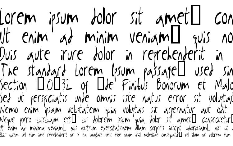 specimens Kabanossnormal font, sample Kabanossnormal font, an example of writing Kabanossnormal font, review Kabanossnormal font, preview Kabanossnormal font, Kabanossnormal font
