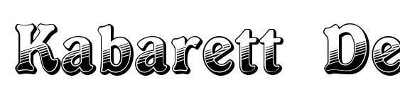 Kabarett Decor DEMO Thin font, free Kabarett Decor DEMO Thin font, preview Kabarett Decor DEMO Thin font