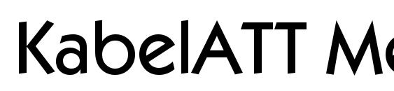 KabelATT Medium font, free KabelATT Medium font, preview KabelATT Medium font