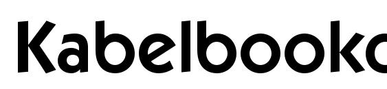 Kabelbookc bold font, free Kabelbookc bold font, preview Kabelbookc bold font