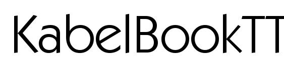 KabelBookTT font, free KabelBookTT font, preview KabelBookTT font