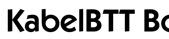 KabelBTT Book Bold font, free KabelBTT Book Bold font, preview KabelBTT Book Bold font