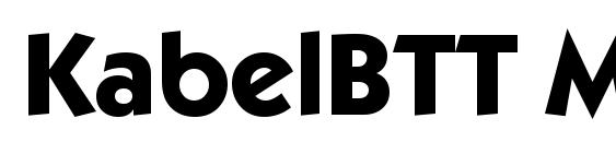 KabelBTT Medium Bold Font