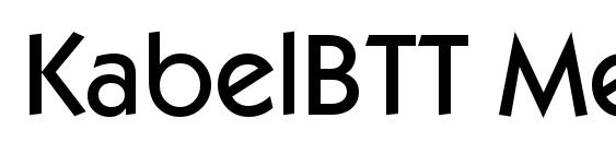KabelBTT Medium font, free KabelBTT Medium font, preview KabelBTT Medium font