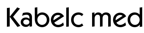 Kabelc medium Font