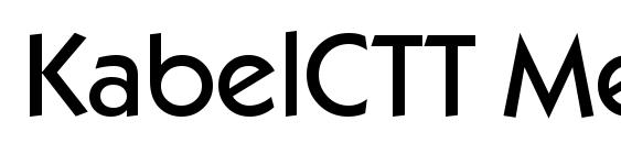KabelCTT Medium font, free KabelCTT Medium font, preview KabelCTT Medium font