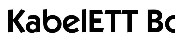 KabelETT Book Bold font, free KabelETT Book Bold font, preview KabelETT Book Bold font