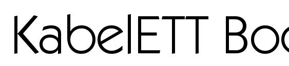 KabelETT Book font, free KabelETT Book font, preview KabelETT Book font