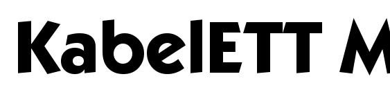 KabelETT Medium Bold font, free KabelETT Medium Bold font, preview KabelETT Medium Bold font