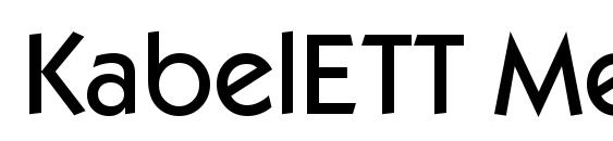 KabelETT Medium font, free KabelETT Medium font, preview KabelETT Medium font