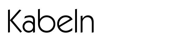 шрифт Kabeln, бесплатный шрифт Kabeln, предварительный просмотр шрифта Kabeln
