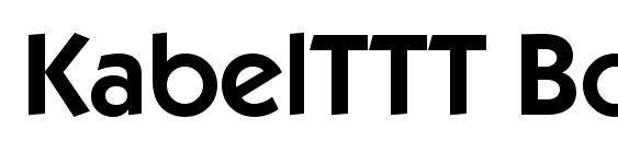KabelTTT Book Bold Font