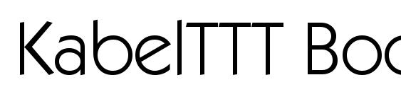 KabelTTT Book font, free KabelTTT Book font, preview KabelTTT Book font