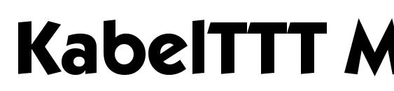 KabelTTT Medium Bold font, free KabelTTT Medium Bold font, preview KabelTTT Medium Bold font