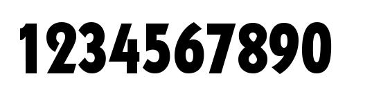 KabinConDB Bold Font, Number Fonts