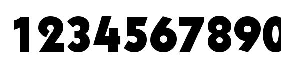 KabinDB Bold Font, Number Fonts