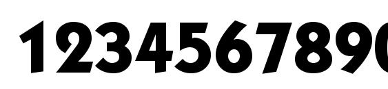 KabobExtrabold Regular Font, Number Fonts