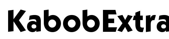 KabobExtrabold Regular Font