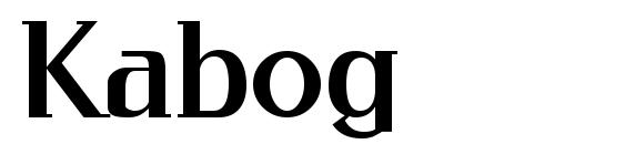 Kabog font, free Kabog font, preview Kabog font