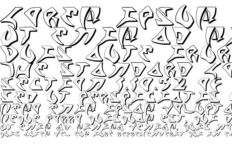 specimens Kahless Shadow font, sample Kahless Shadow font, an example of writing Kahless Shadow font, review Kahless Shadow font, preview Kahless Shadow font, Kahless Shadow font