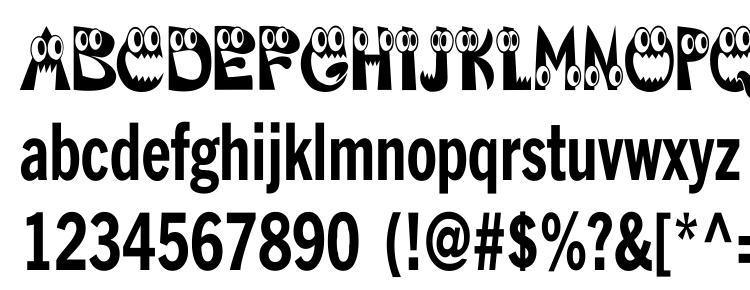 glyphs Kahorriblesquish font, сharacters Kahorriblesquish font, symbols Kahorriblesquish font, character map Kahorriblesquish font, preview Kahorriblesquish font, abc Kahorriblesquish font, Kahorriblesquish font