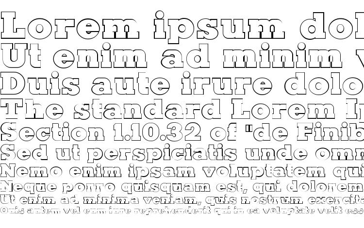 specimens Kaine Outline font, sample Kaine Outline font, an example of writing Kaine Outline font, review Kaine Outline font, preview Kaine Outline font, Kaine Outline font