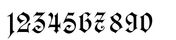 KaiserzeitGotisch Font, Number Fonts