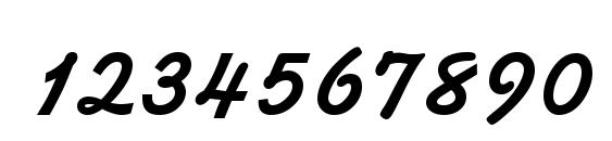 Kaleidoscope Regular Font, Number Fonts