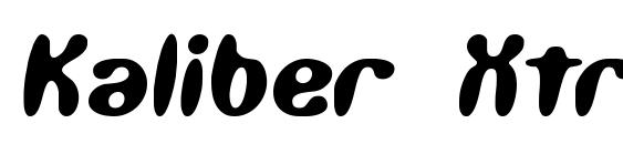Kaliber Xtreme BRK Font