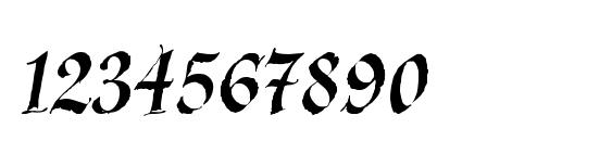 KaligrafCyr Font, Number Fonts