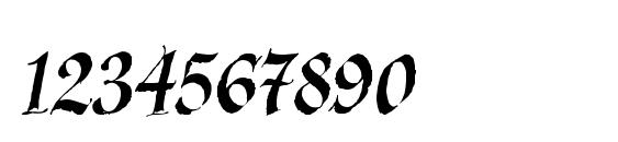 KaligrafLatin Font, Number Fonts