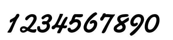 KalingDB Bold Font, Number Fonts