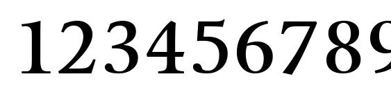 Kalix SemiBold Font, Number Fonts